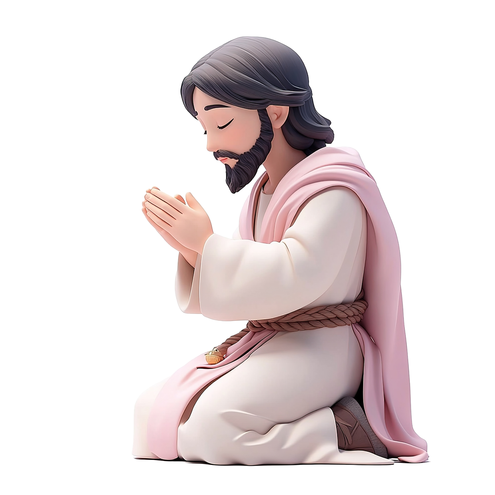 jesus resando palabra divina